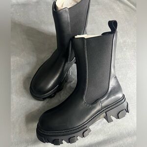 PrettyLittleThing Black Combat Boots